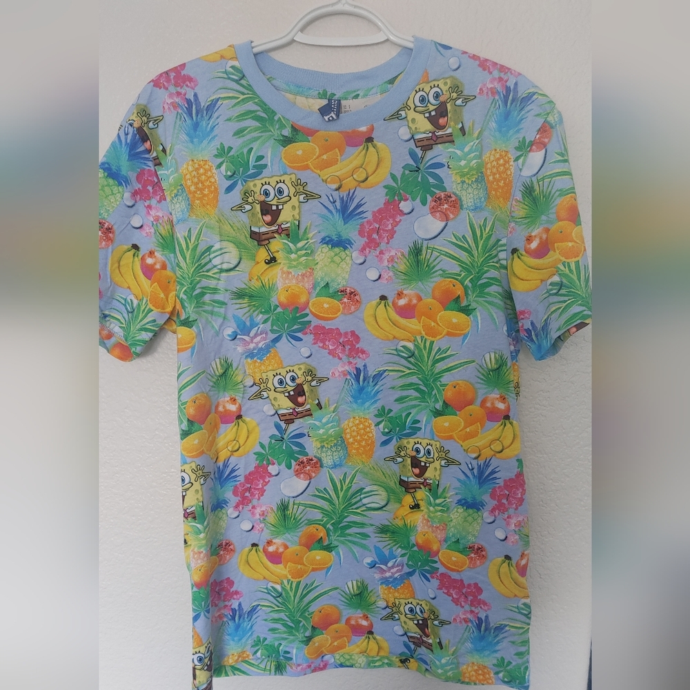 NWOT SpongeBob T shirt (H&M Divided Blue)